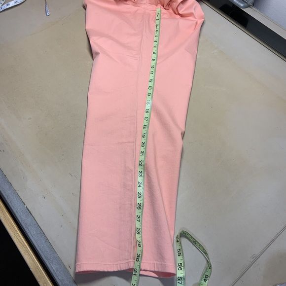 Eileen Fisher Woman 5 Pocket Lean Jean Organic Cotton Size 22W Stretch Peach - Picture 11 of 12